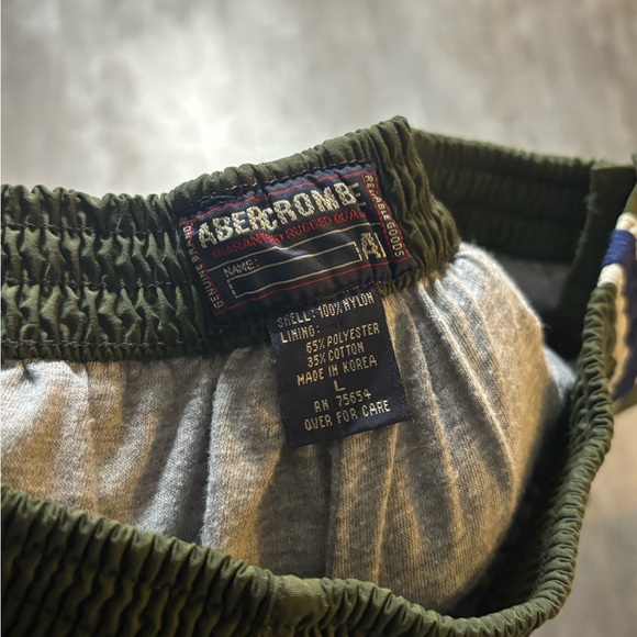 Y2K Abercrombie and Fitch Track Pants Men’s Large Green - Picture 3 of 5